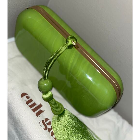 Cult Gaia
small Yasmin tassel-embellished clutch bag - Picture 10 of 10